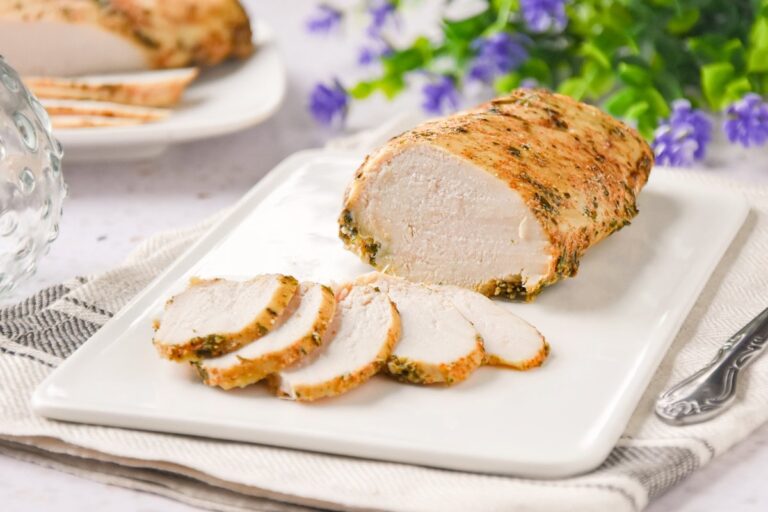 fiambre de pollo casero cortado