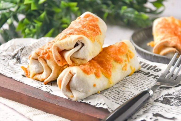 rollos de pizza en freidora de aire caseros