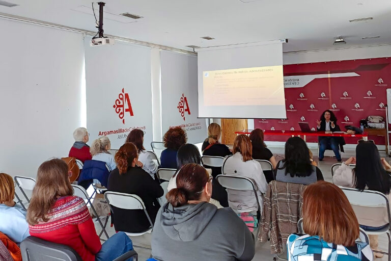 Un momento de la charla celebrada esta semana