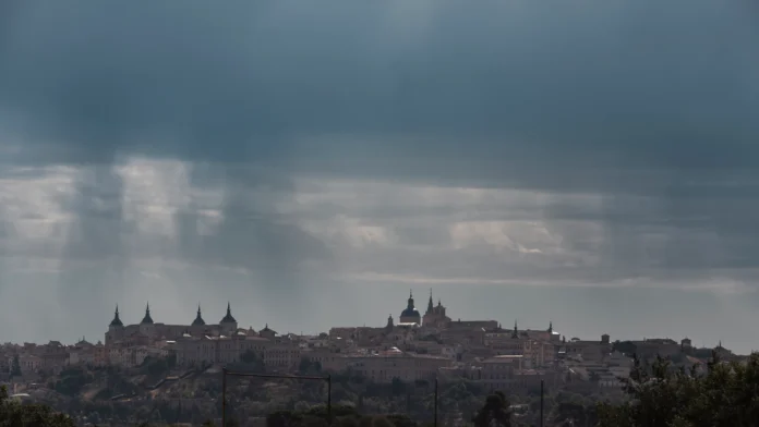tormenta lluvia la mancha