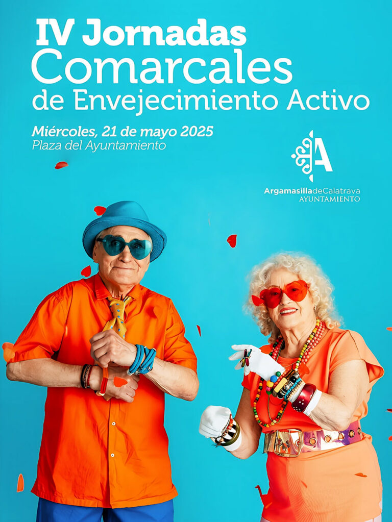Cartel que promociona las Jornadas de Envejecimiento Activo 2025