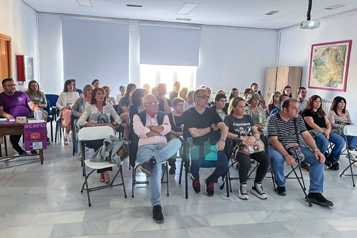Público asistente a la charla sobre salud mental en pacientes de EII