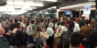 viajeros afectados robo cable estacion atocha 96