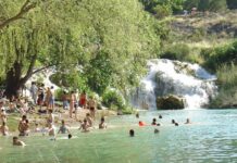 bano en lagunas de ruidera