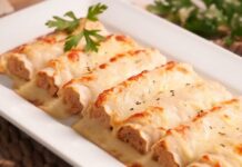 canelones en freidora de aire
