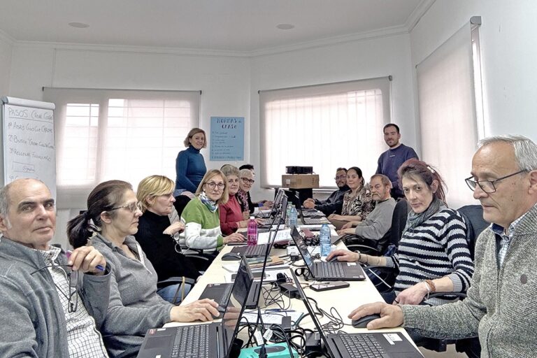 Imagen de una de las sesiones que se han desarrollado durante los meses anteriores