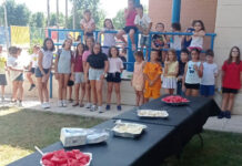 Las distintas frutas que hoy se han ofrecido a los participantes del campus rabanero