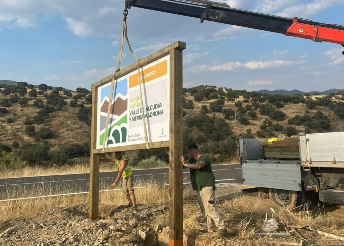Nueva cartelería Valle de Alcudia 2