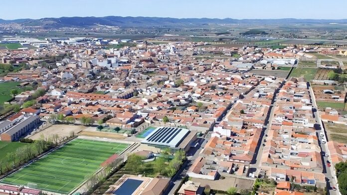 panoramica aerea de argamasilla de calatrava