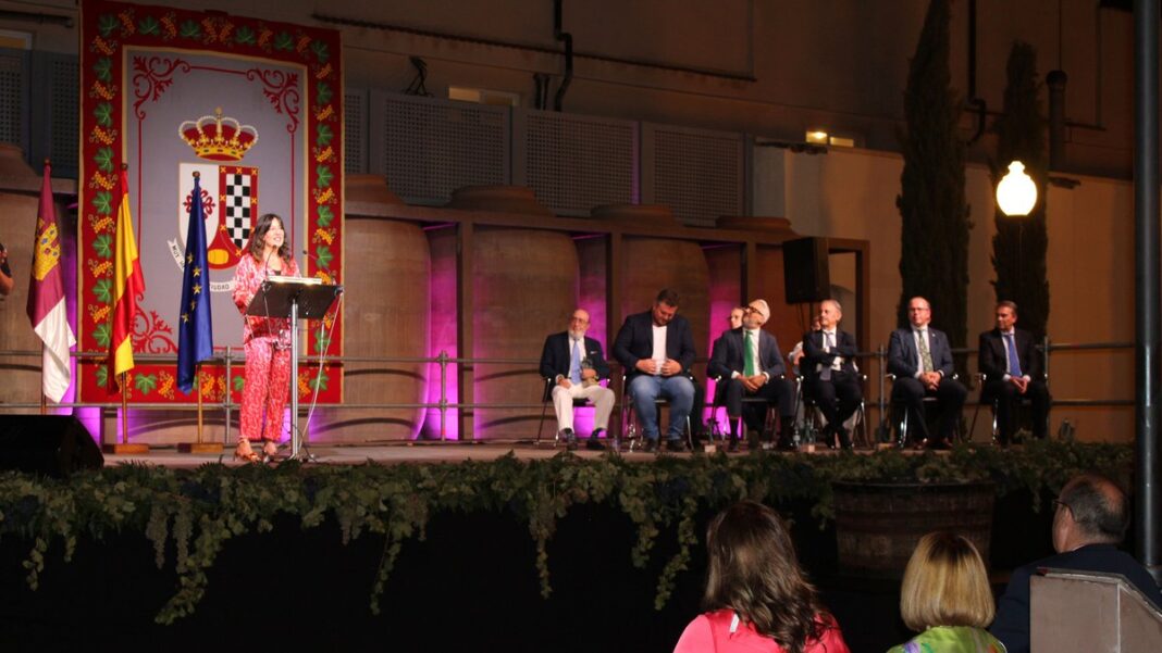 blanca fernandez en fiestas de la vendimia y el vino de valdepenas 2