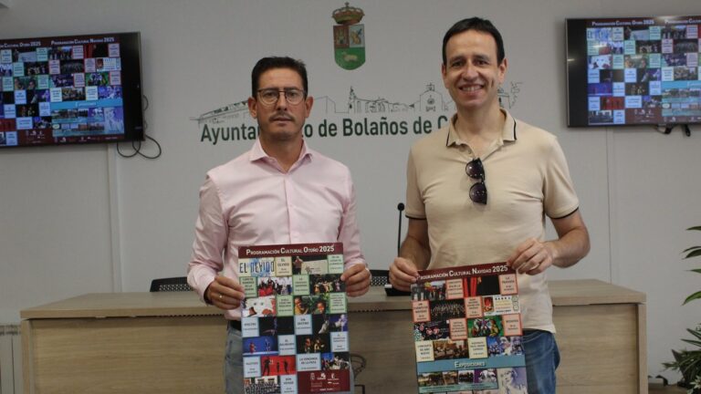 Presentación de la programación cultural Otoño-Navidad 2025 en Bolaños de Calatrava con concejal de Cultura Felipe López