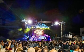 Público abarrotando el Parque Huerta Asaura durante el ArgaFest 2025 con tributos a Carrasco, Mecano y Maluma