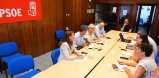 manuel sanchez presenta propuestas del psoe de puertollano en rueda de prensa de inicio de curso politico