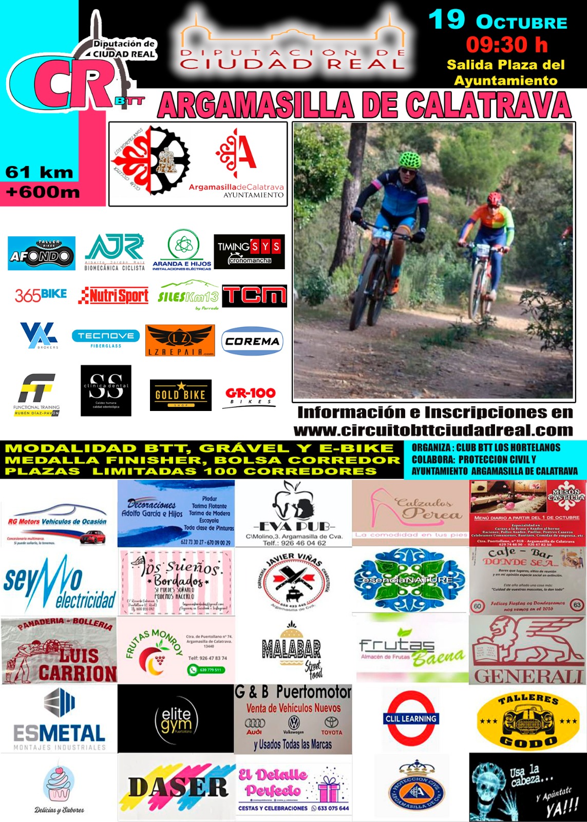 prueba del Open de Ciudad Real con salida en Argamasilla de Calatrava