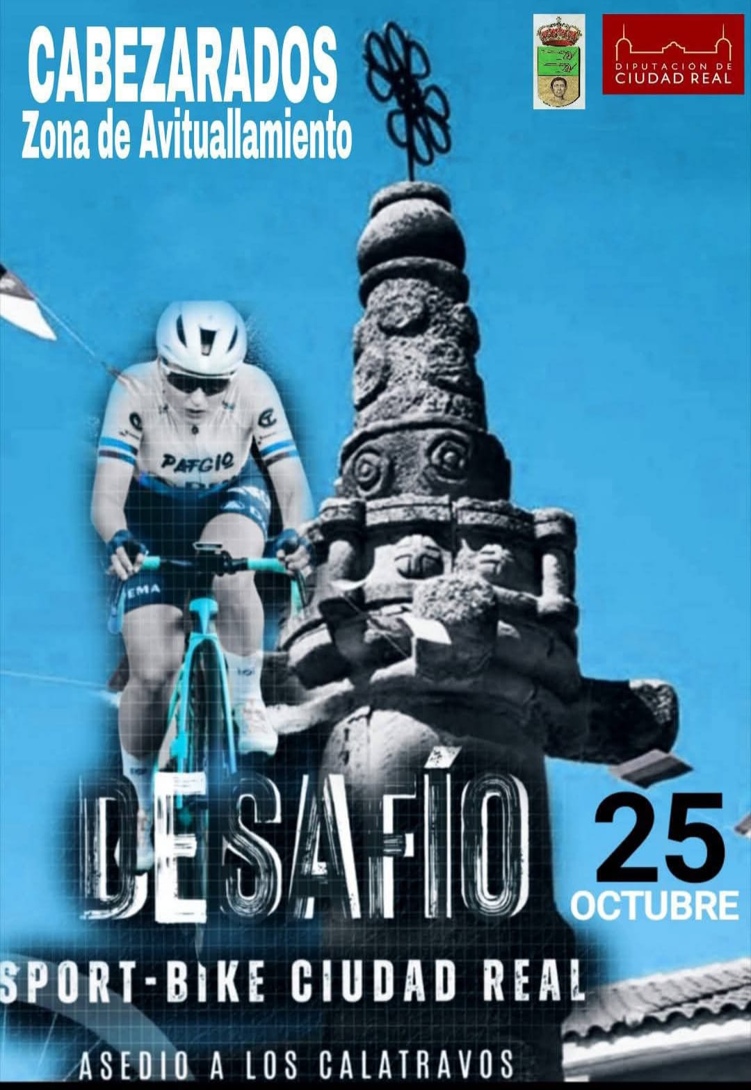 Cartel Desafio Sport Bike Cabezarados