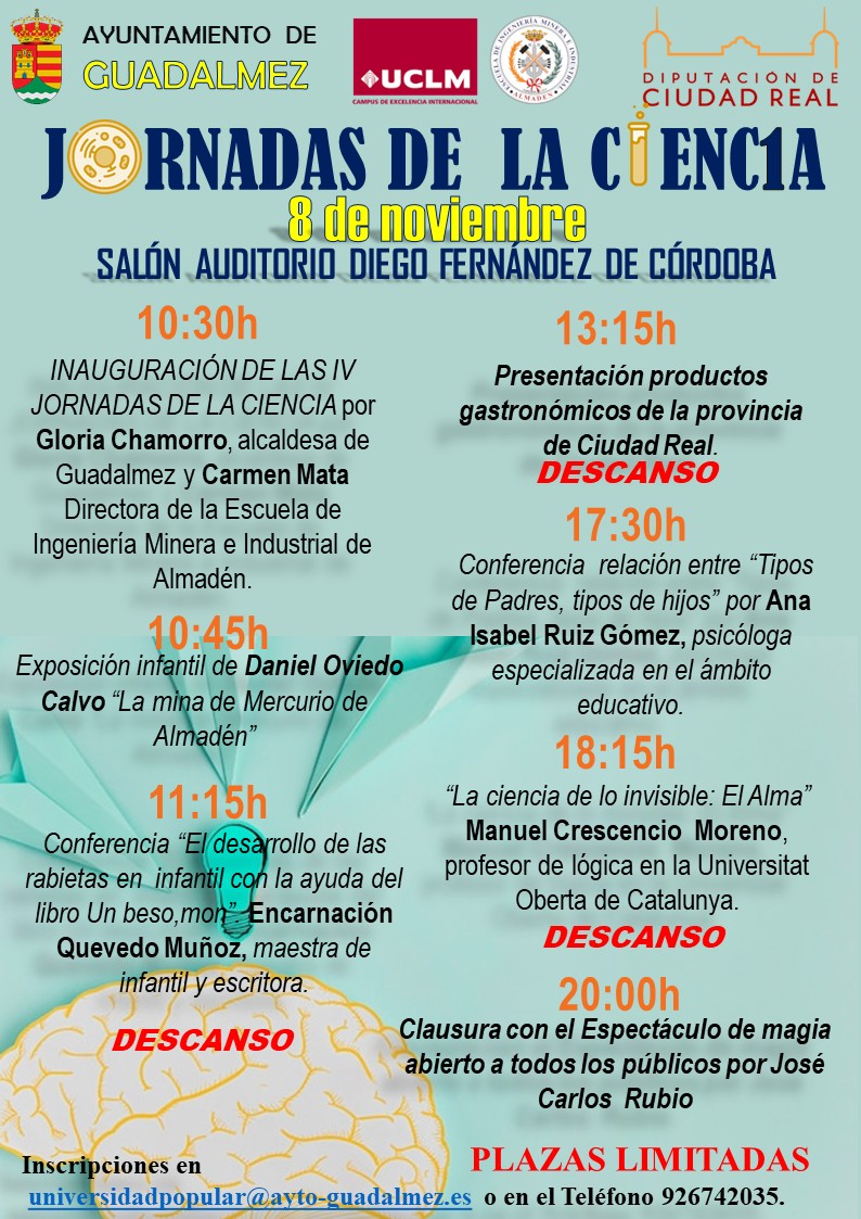 Cartel Jornadas de la ciencia IV