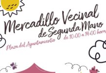 cartel de la cuarta convocatoria del mercadillo de segunda mano
