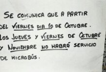 imagen cartel interrupcion servicio