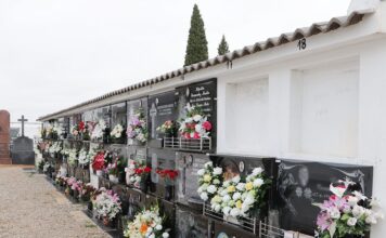 imagen de una zona interior del camposanto rabanero