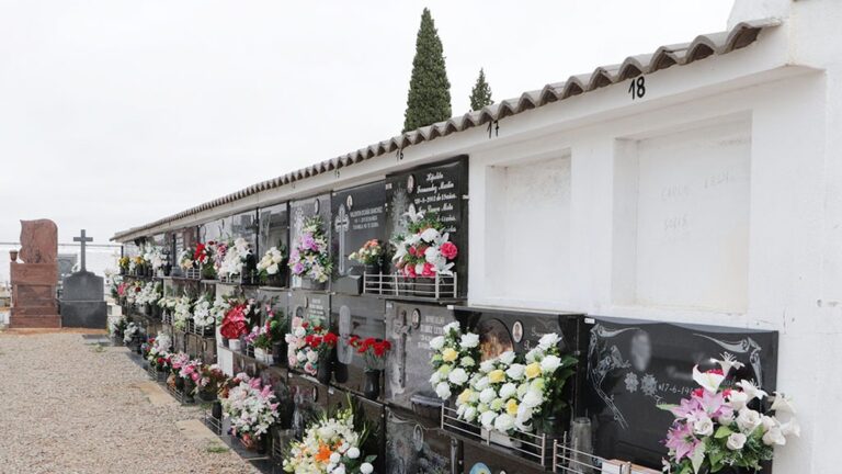 imagen de una zona interior del camposanto rabanero