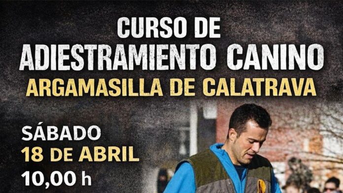 cartel del curso programado el 18 de abril