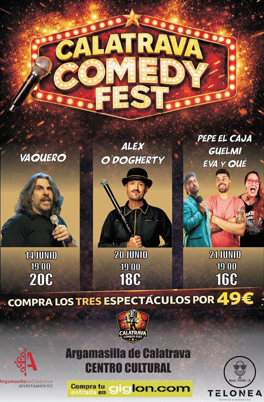 Cartel de los eventos que tendrán lugar el próximo mes de junio