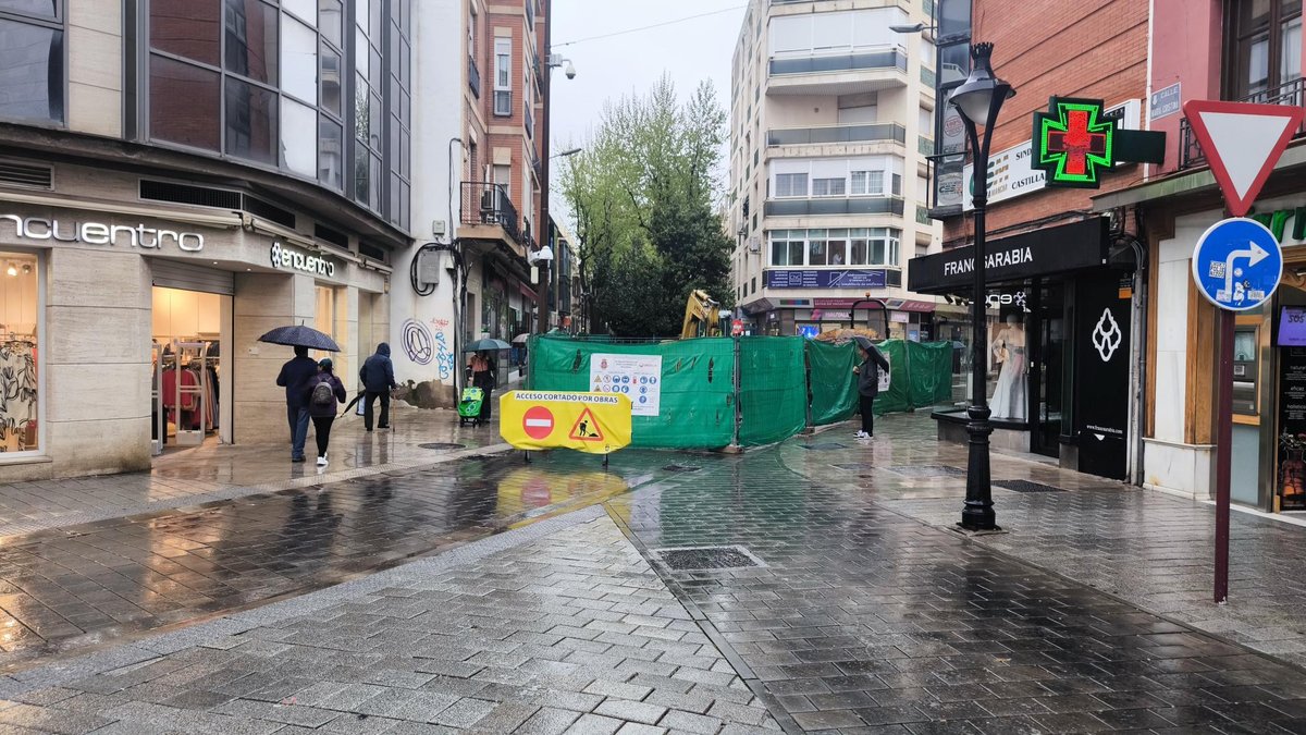 obras veolia calle calatrava con toledo