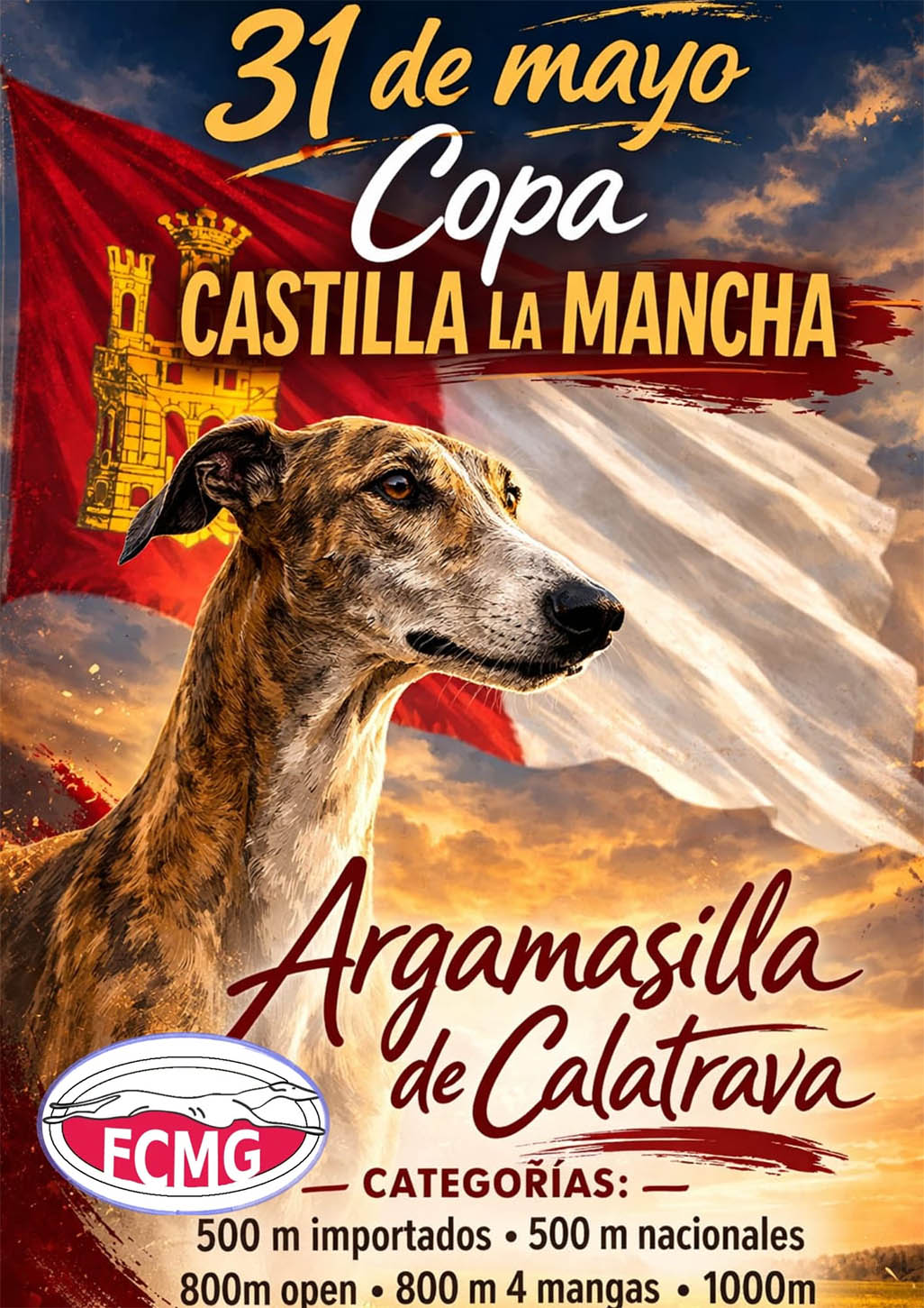 Cartel de la XI Copa a celebrar en Argamasilla de Calatrava