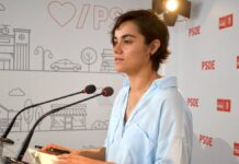 imagen de la portavoz socialista