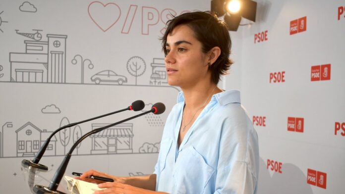 imagen de la portavoz socialista
