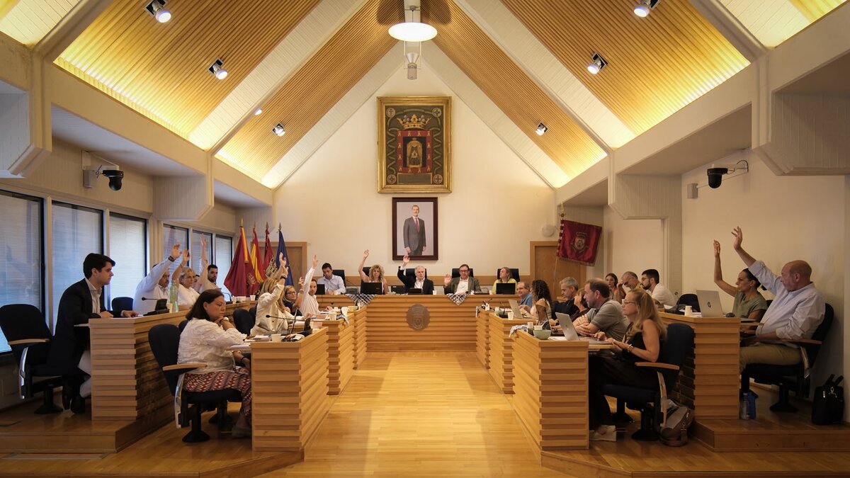 PORTADA 16 Sesión plenaria del Ayuntamiento de Ciudad Real durante la aprobación de la modificación de crédito de 1,4 millones de euros.