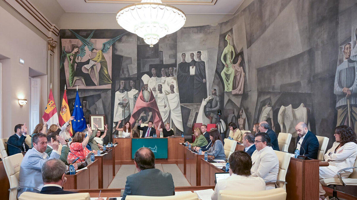 Pleno de la Diputación de Ciudad Real durante la aprobación de la Cuenta General de 2025