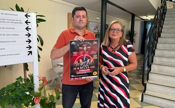 Presentación de la Gala solidaria de humor en el Teatro Quijano de Ciudad Real con motivo del Día Internacional de la Ataxia.