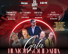Cartel de la Gala Solidaria de Humor en Favor de la Ataxia