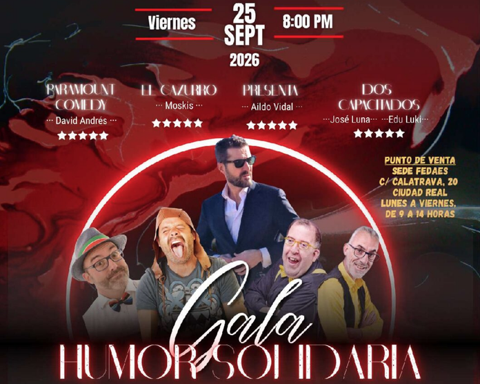 Cartel de la Gala Solidaria de Humor en Favor de la Ataxia Cartel de la Gala Solidaria de Humor en Favor de la Ataxia