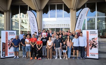 Presentación de la Semana Europea del Deporte de Ciudad Real con representantes municipales y entidades deportivas participantes
