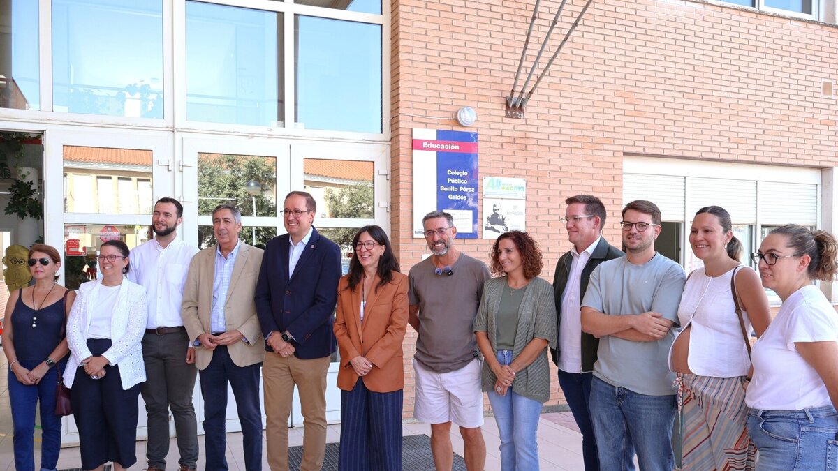 Blanca Fernández visita CEIP Benito Pérez Galdós de Miguelturra 1