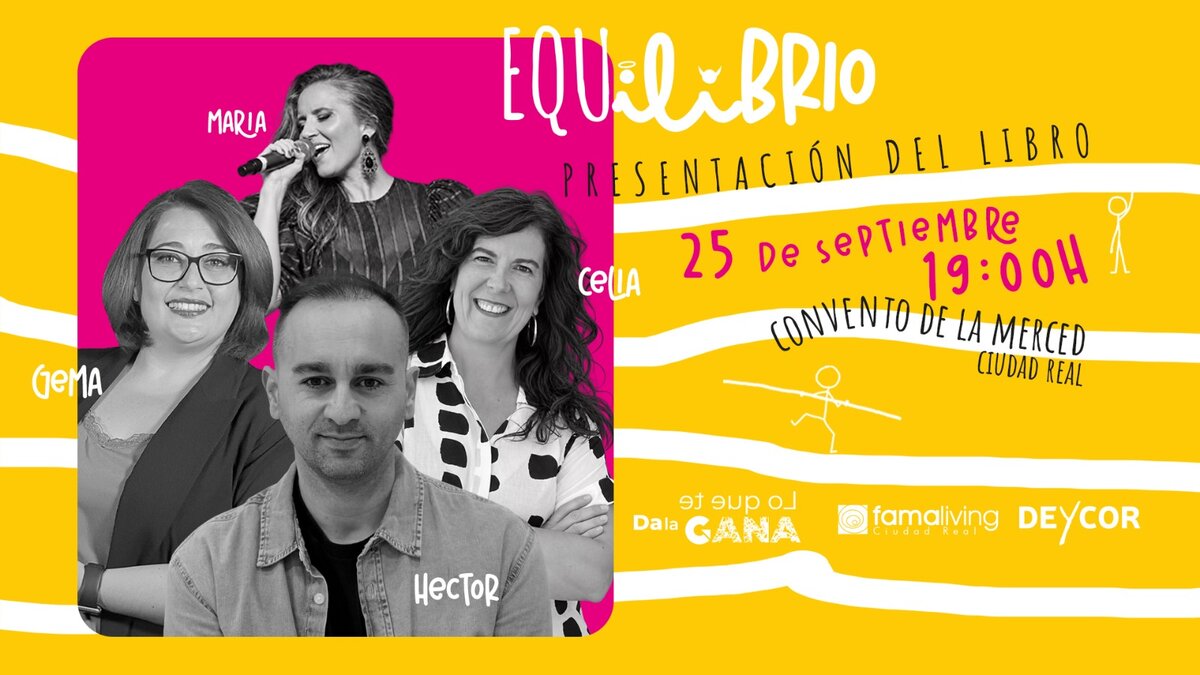 Cartel de la presentación de 'Equilibrio' en Ciudad Real