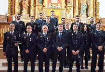 Miguel Ángel Valverde durante la celebración de los Santos Ángeles Custodios en Bolaños de Calatrava