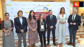 Representantes institucionales durante las IV Jornadas de Destinos Enogastronómicos de Saborea España celebradas en Ciudad Real