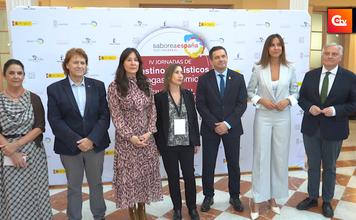 Representantes institucionales durante las IV Jornadas de Destinos Enogastronómicos de Saborea España celebradas en Ciudad Real