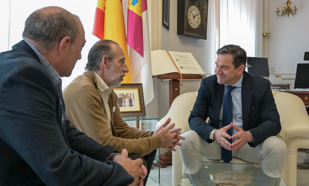 encuentro con Valverde, Muñoz Trapero y Lemos