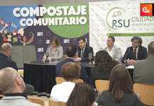 Representantes institucionales en las jornadas de clausura del proyecto CORE en Bolaños de Calatrava.