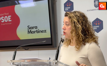 Sara Martínez, portavoz del Grupo Municipal Socialista de Ciudad Real, presenta las propuestas de su grupo para el pleno municipal de octubre.