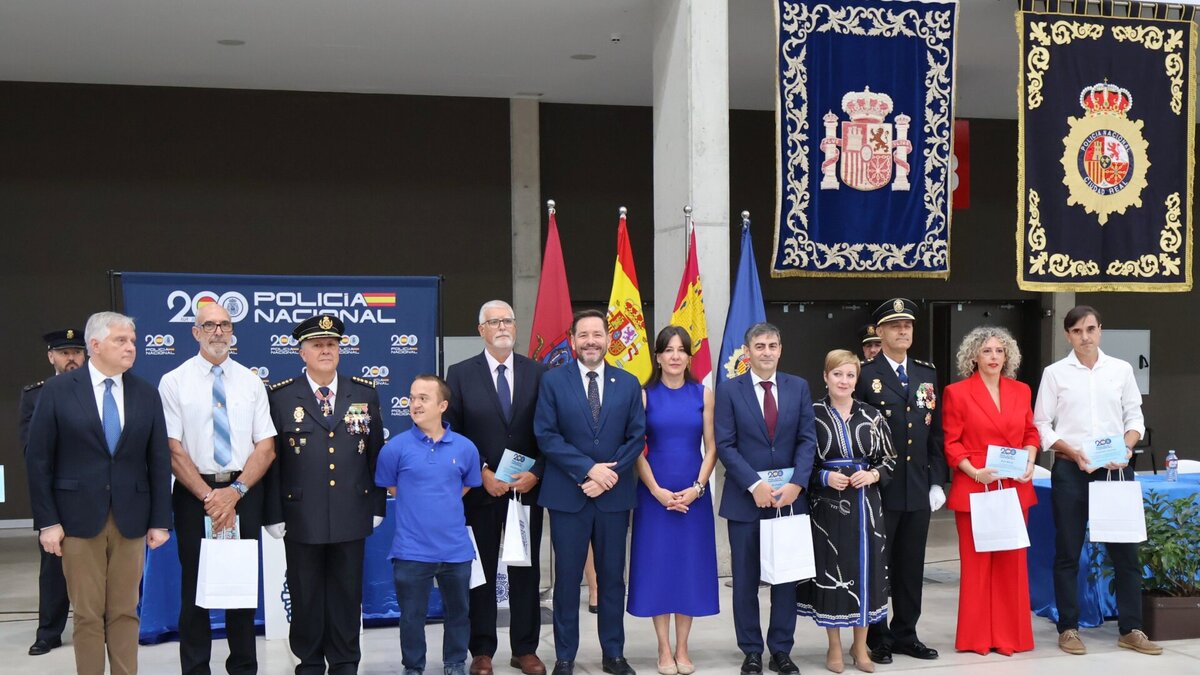 Blanca Fernández en Día de la Policía
