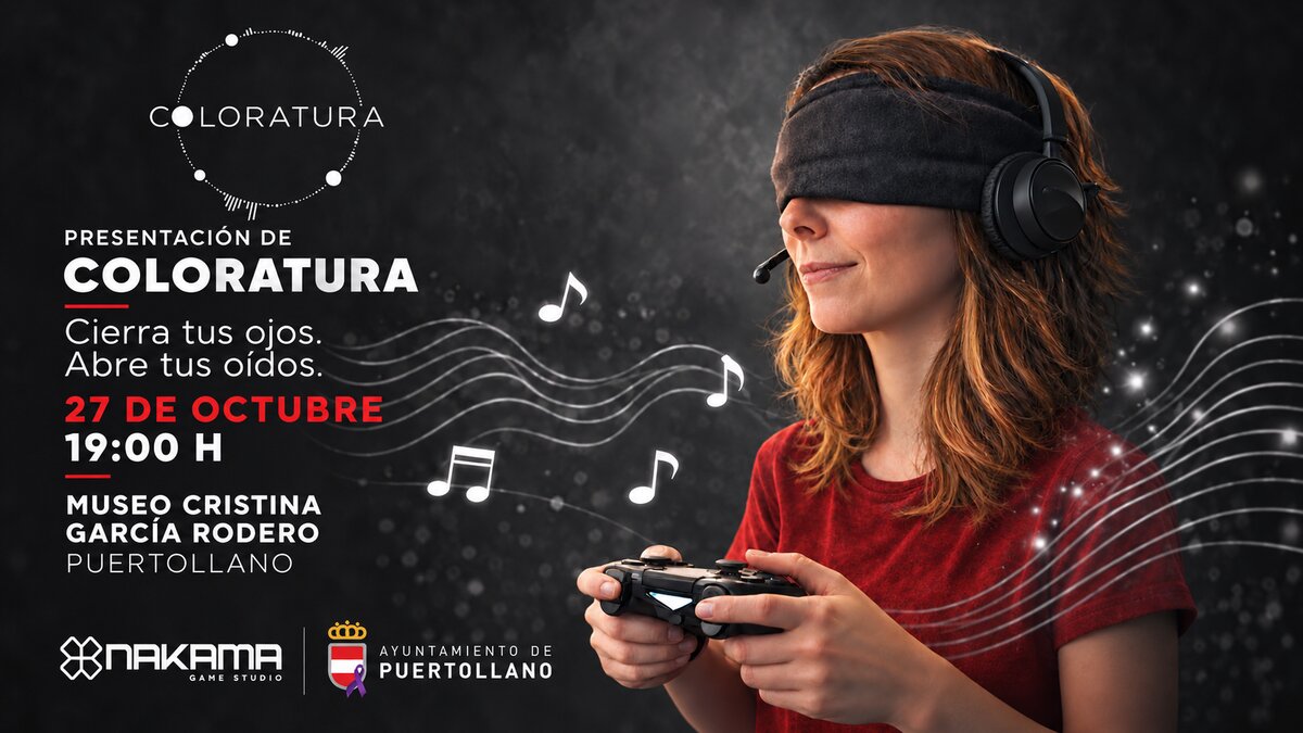 Cartel Coloratura música y juego