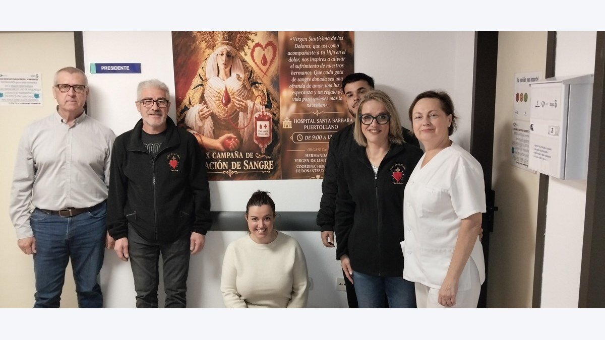 Décima campaña de donación de sangre de la Hermandad de los Dolores de Puertollano